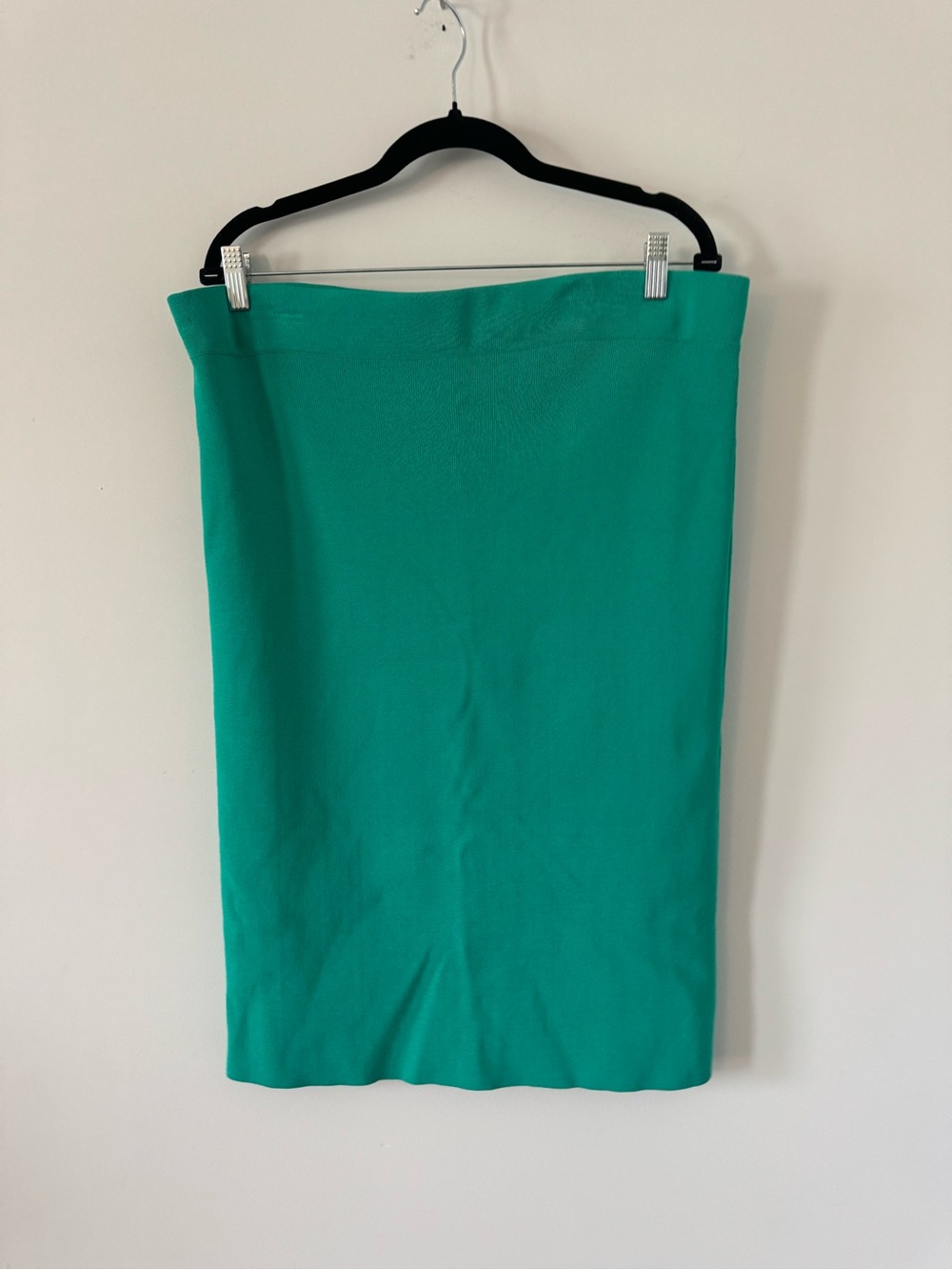 New York & Company Teal Pencil Skirt